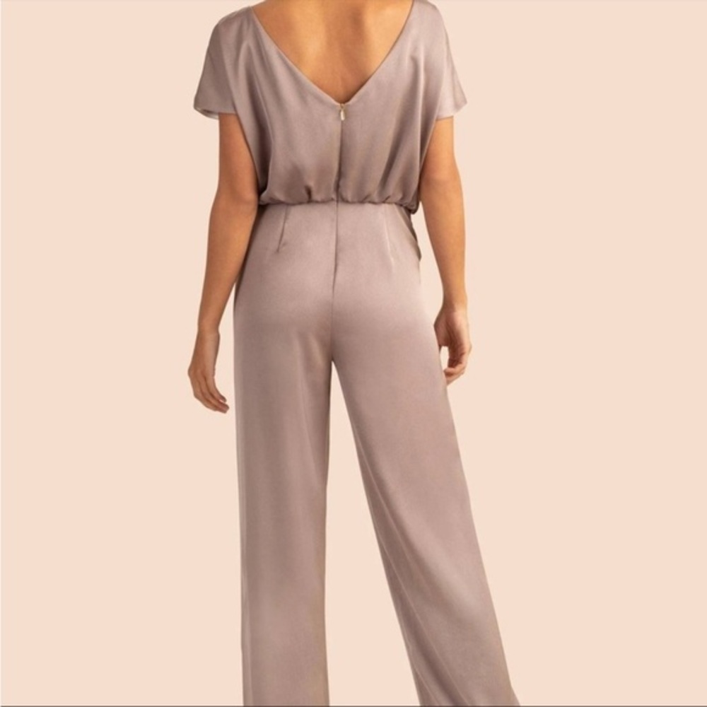 SOLD Trina Turk NWT Asume Jumpsuit in Champagne- Size 10 - Picture 3 of 15